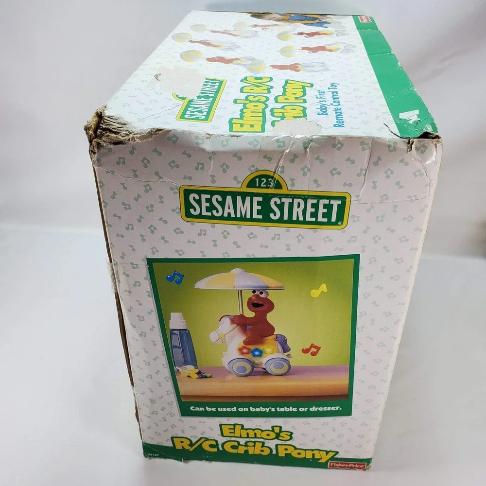 New Rare Sesame Street ELMO'S R/C Crib Pony Baby's First Remote Control‎ Toy
